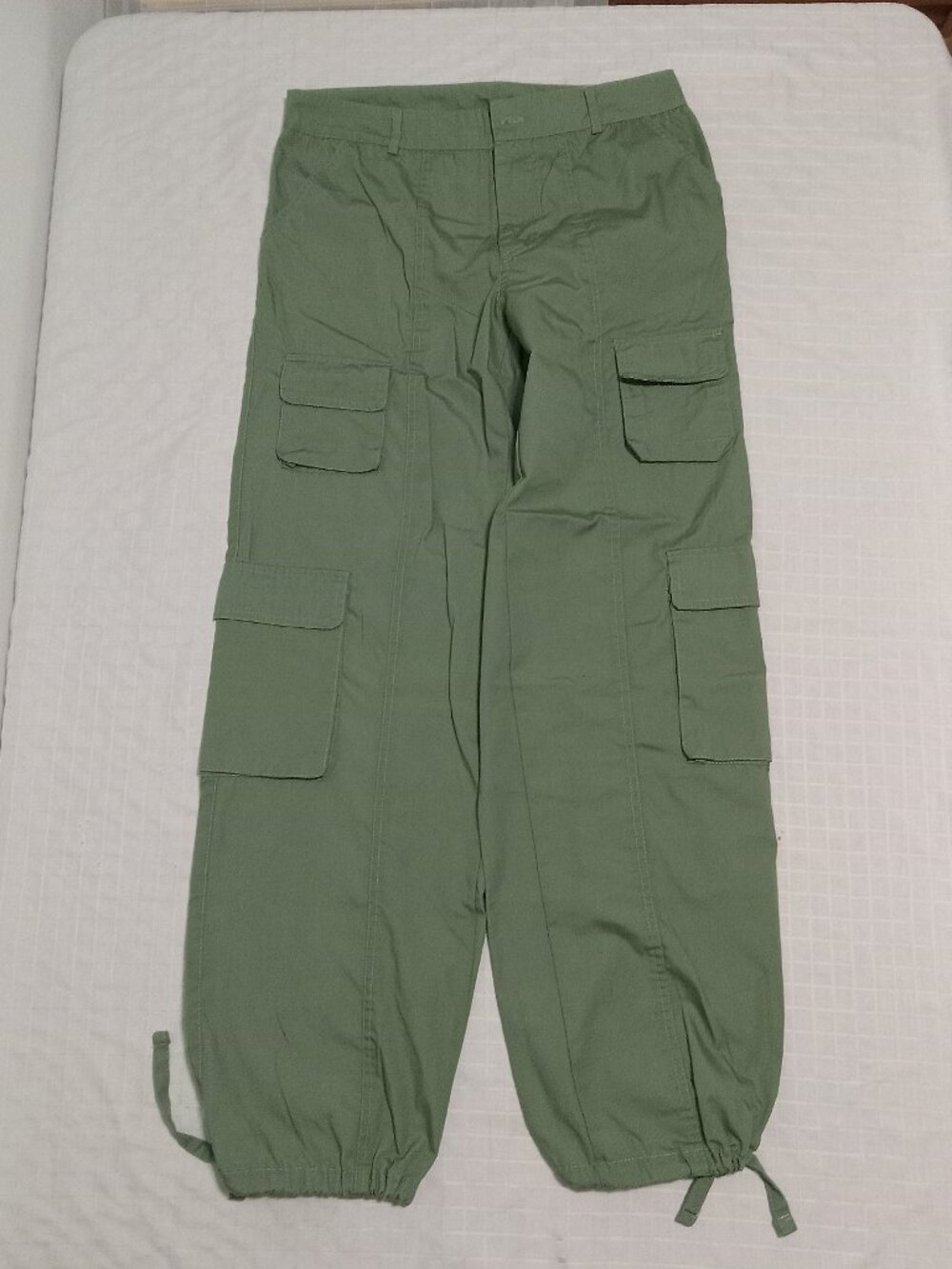 My Style Light Khaki cargo style soft pant Cotton-polyester size 4